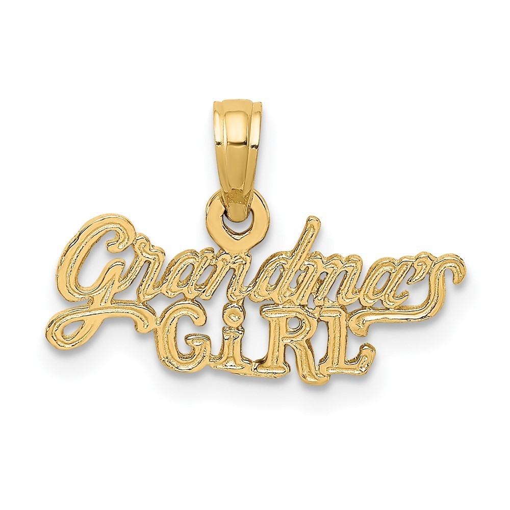 Million Charms 10k Yellow Gold Grandma's Girl Charm